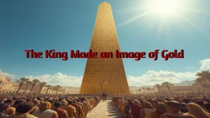 Der König ließ ein Bild aus Gold anfertigen 2